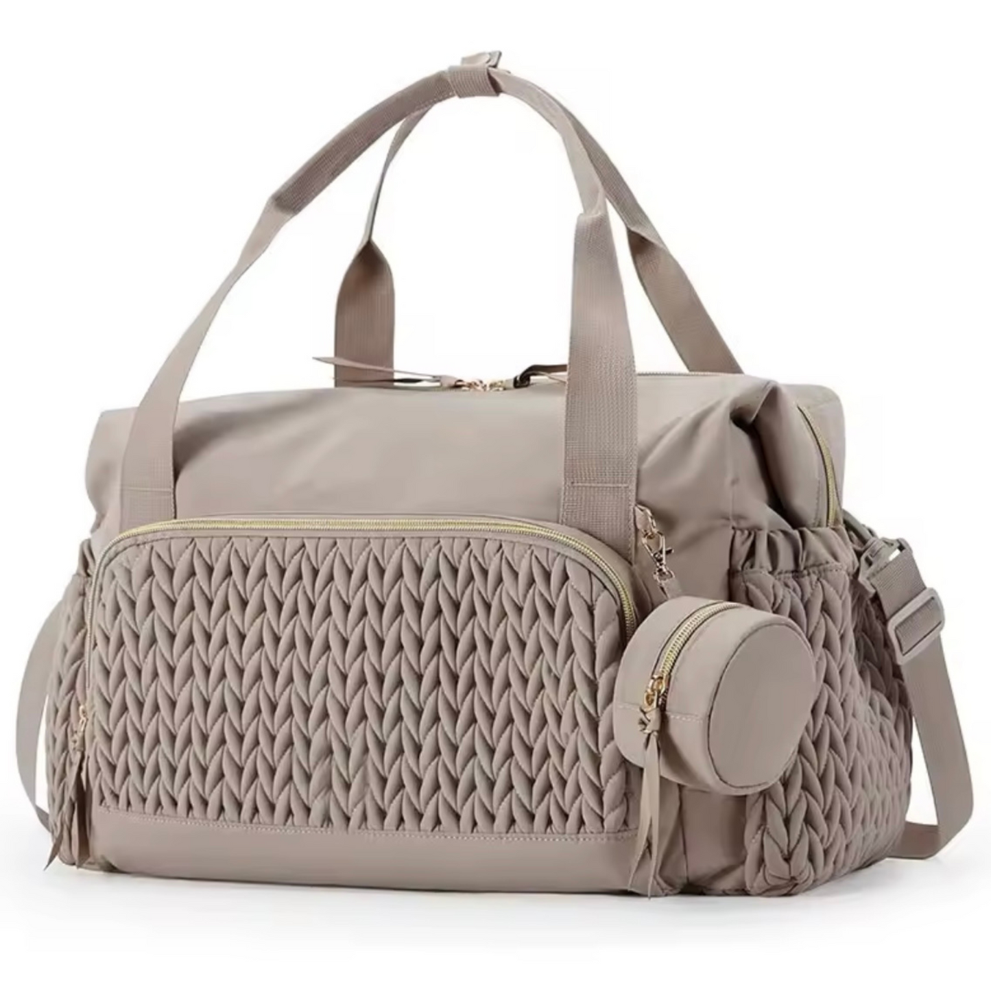 LunaBag Premium Wickeltasche – Stylische Leichte Mama Tasche mit Großem Stauraum für Unterwegs