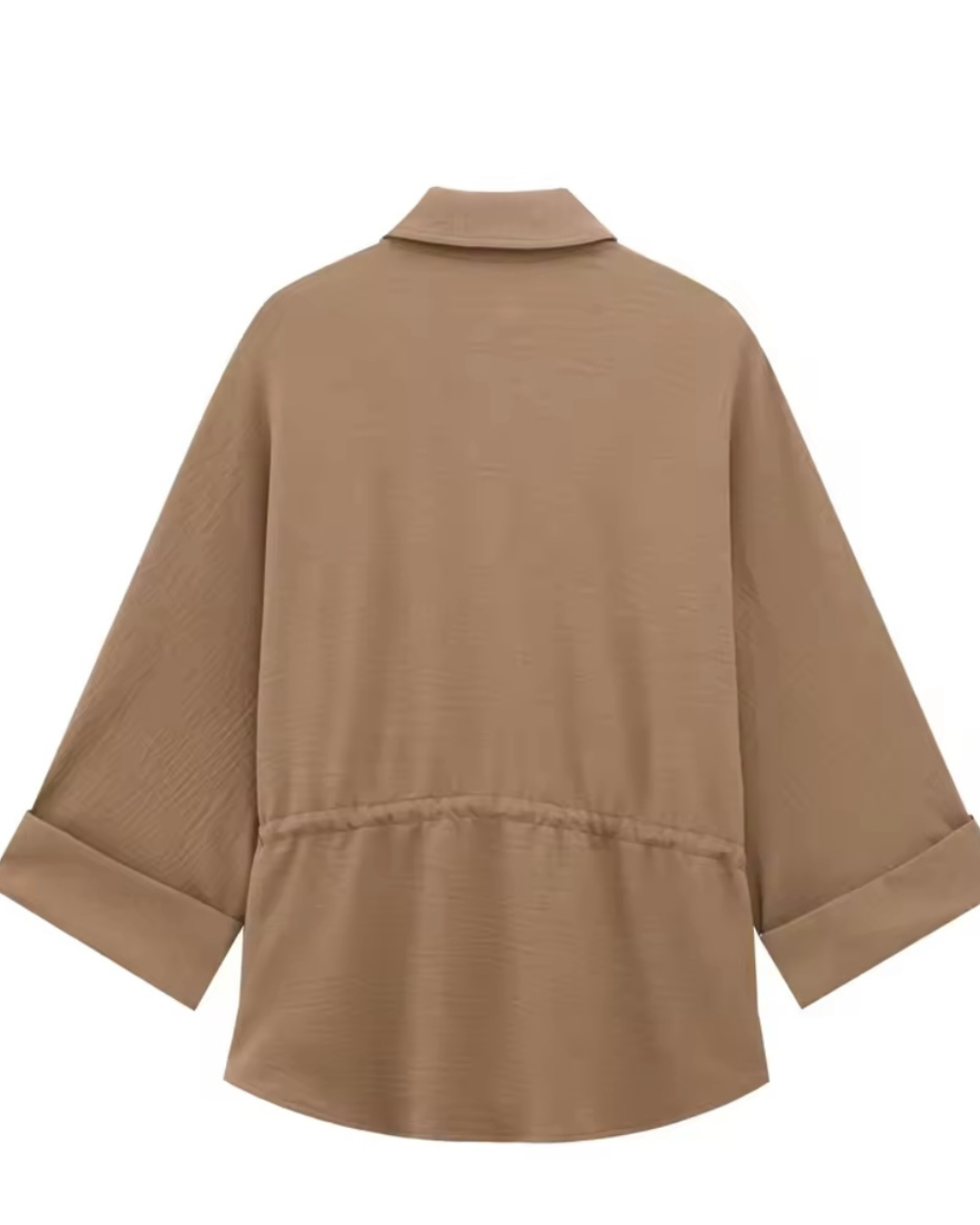 Damen Kimono Zweiteiler Set – Langarm Bluse mit Spitze & Weite Hose | Bequemes Elegantes Outfit mit Elastischer Taille
