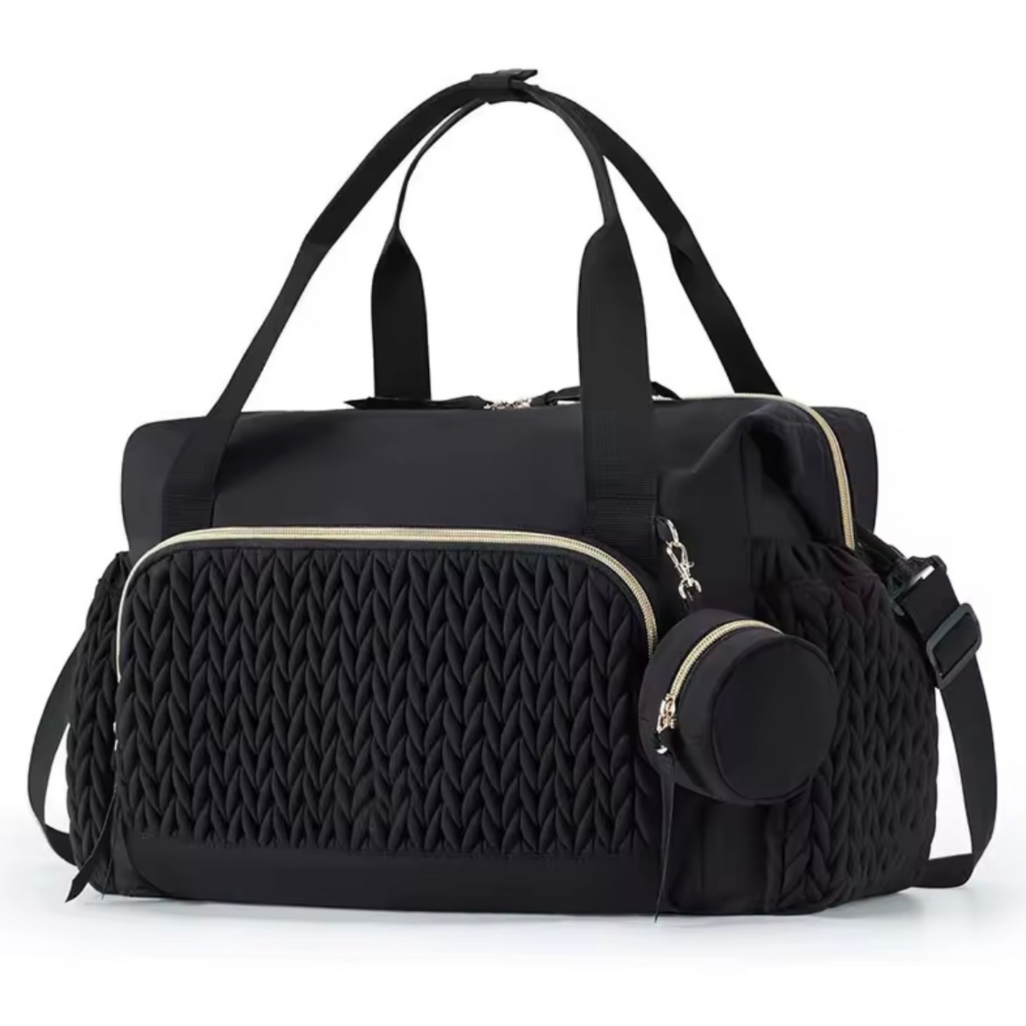 LunaBag Premium Wickeltasche – Stylische Leichte Mama Tasche mit Großem Stauraum für Unterwegs