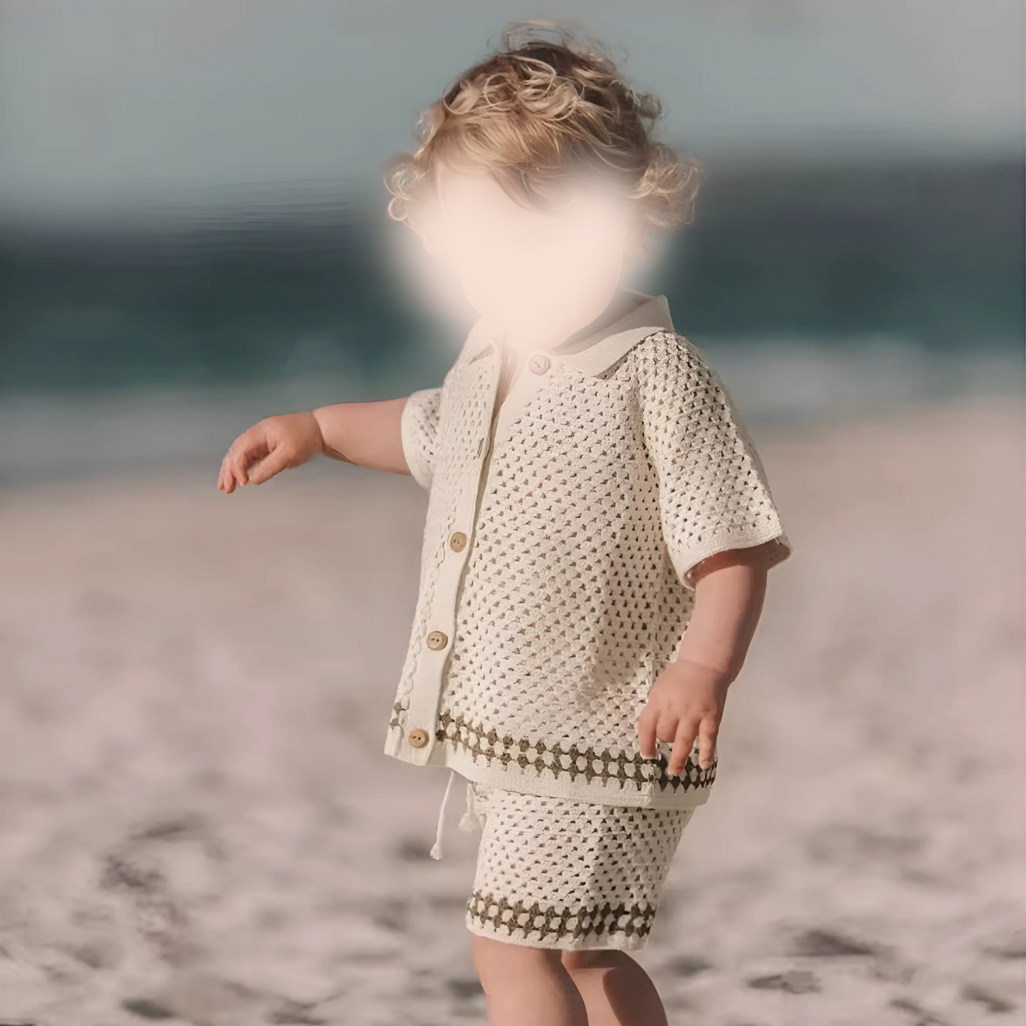 Baby Strickjacken Set aus 100% Baumwolle – 2er Set Sommerjacken Kurzarm – Atmungsaktive Babykleidung für Jungen & Mädchen