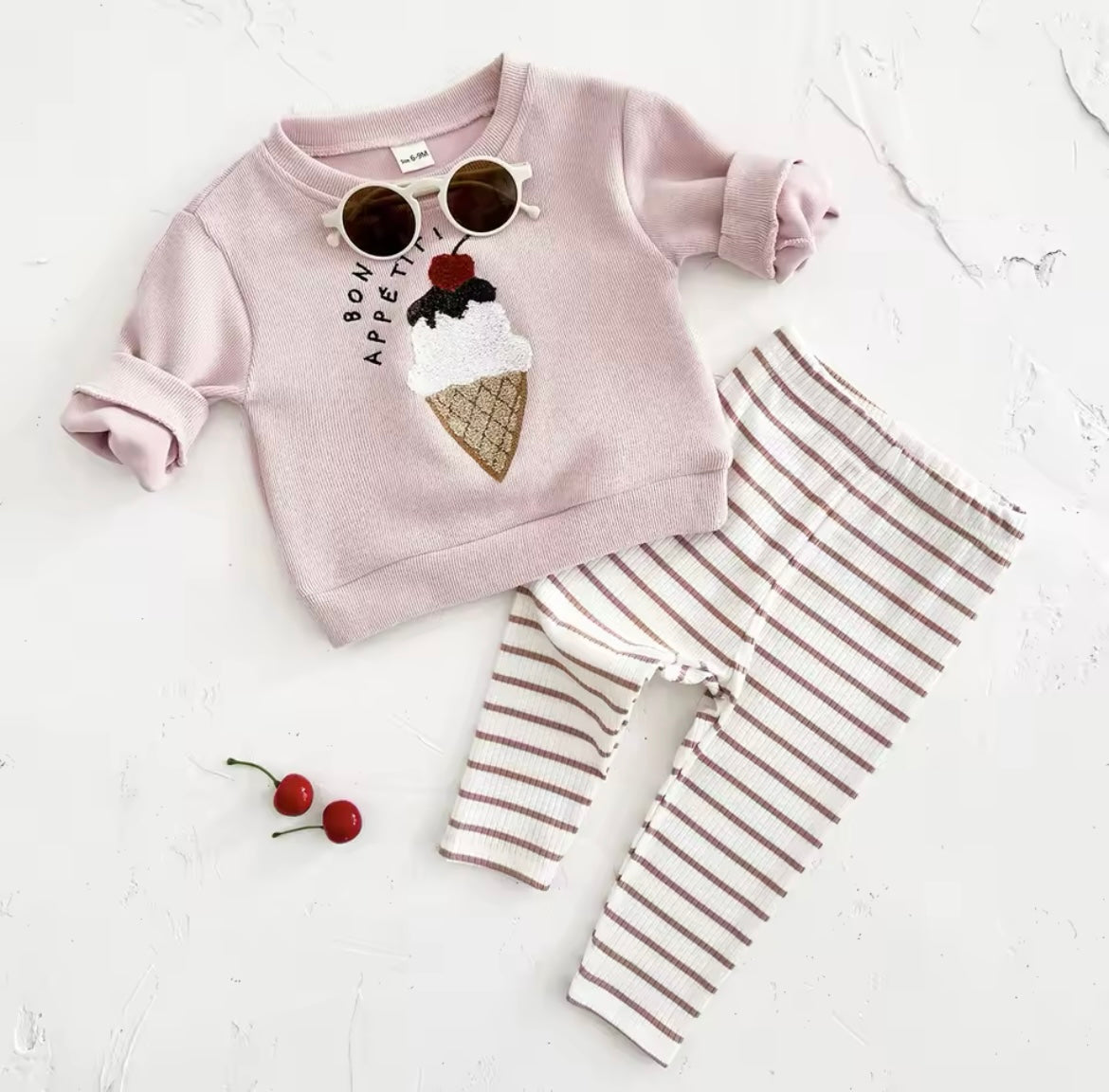 Süßes 2-teiliges Outfit für Frühling-Komfortable Baby Kleidung