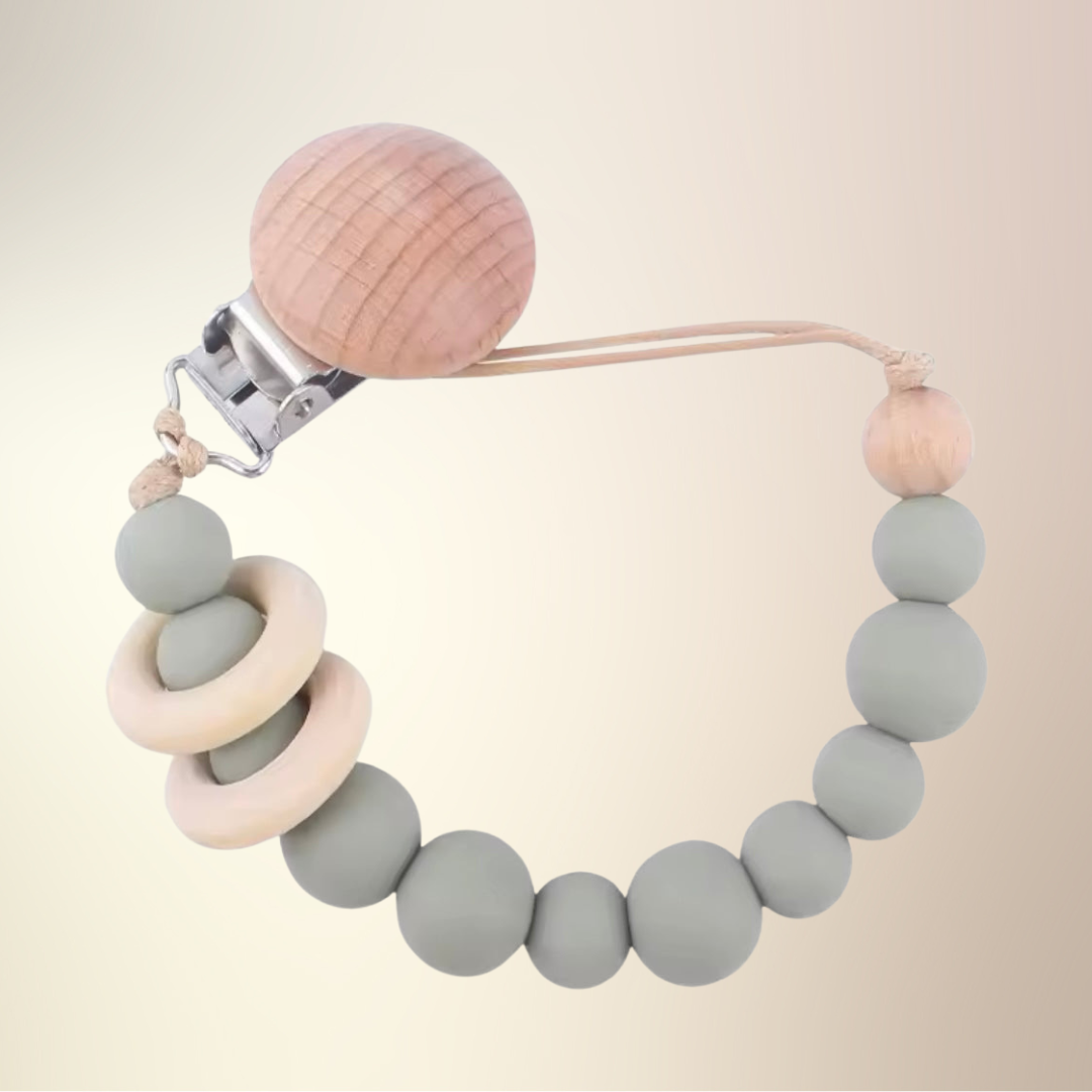 Baby Schnullerhalter aus Silikon