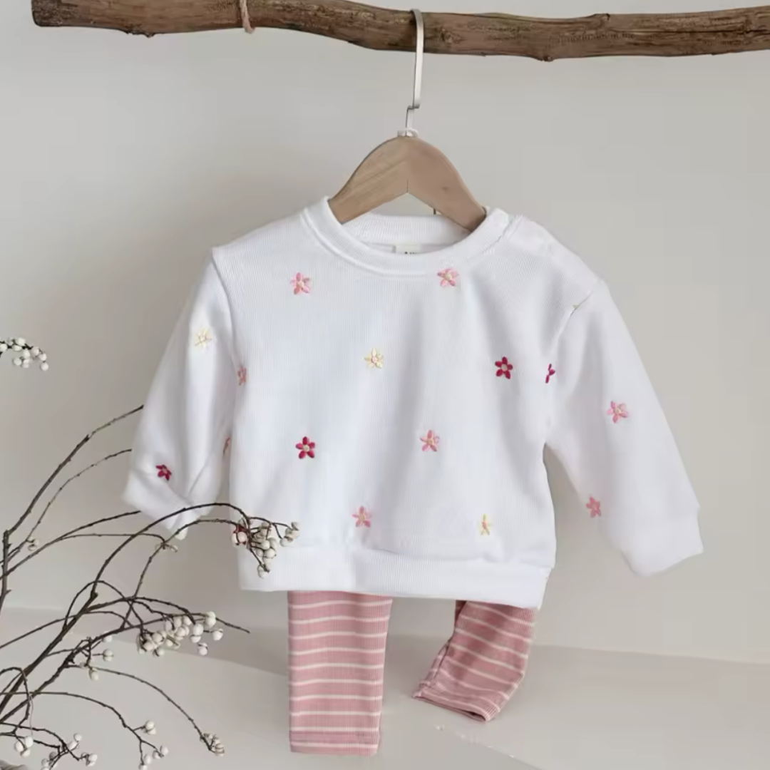 Frühlingsset für Kinder – Leichtes Top & Hose 0-3 Jahre