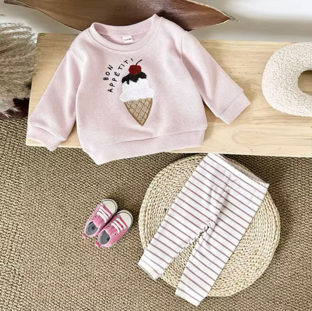 Süßes 2-teiliges Outfit für Frühling-Komfortable Baby Kleidung