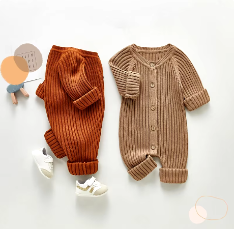 Lino Baby Strick Overall