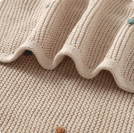 Kuschelige Wickeldecke für Babys
