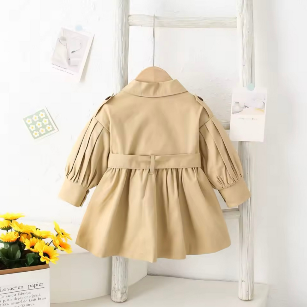 Lisa Mädchen Trenchcoat Mantel Baumwolle