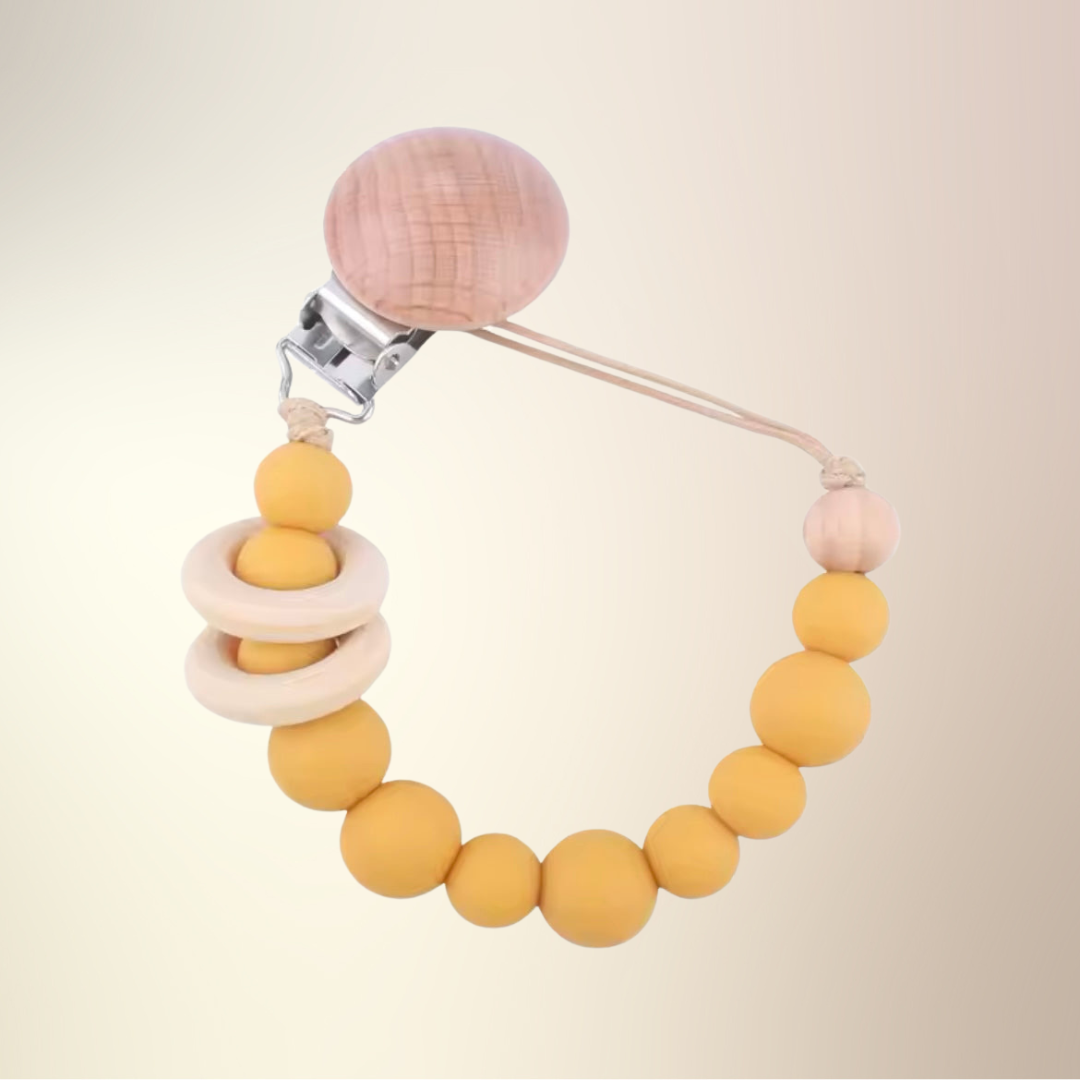 Baby Schnullerhalter aus Silikon