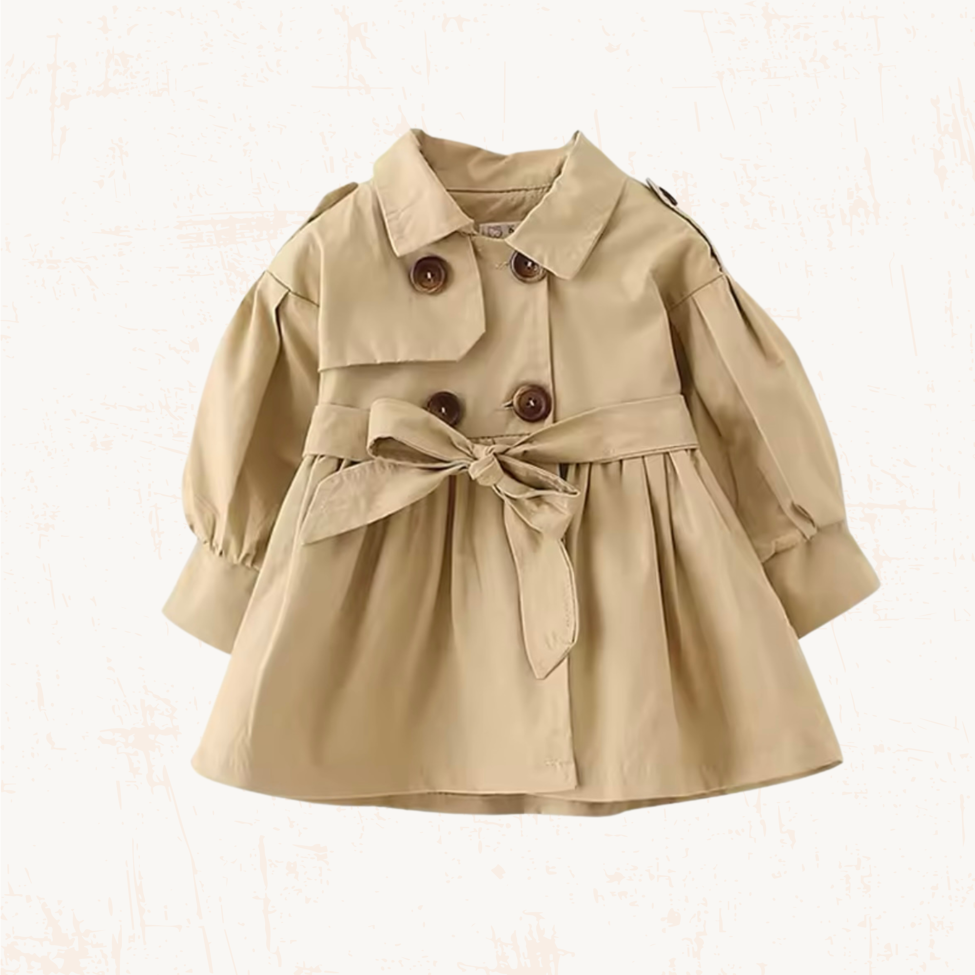 Lisa Mädchen Trenchcoat Mantel Baumwolle