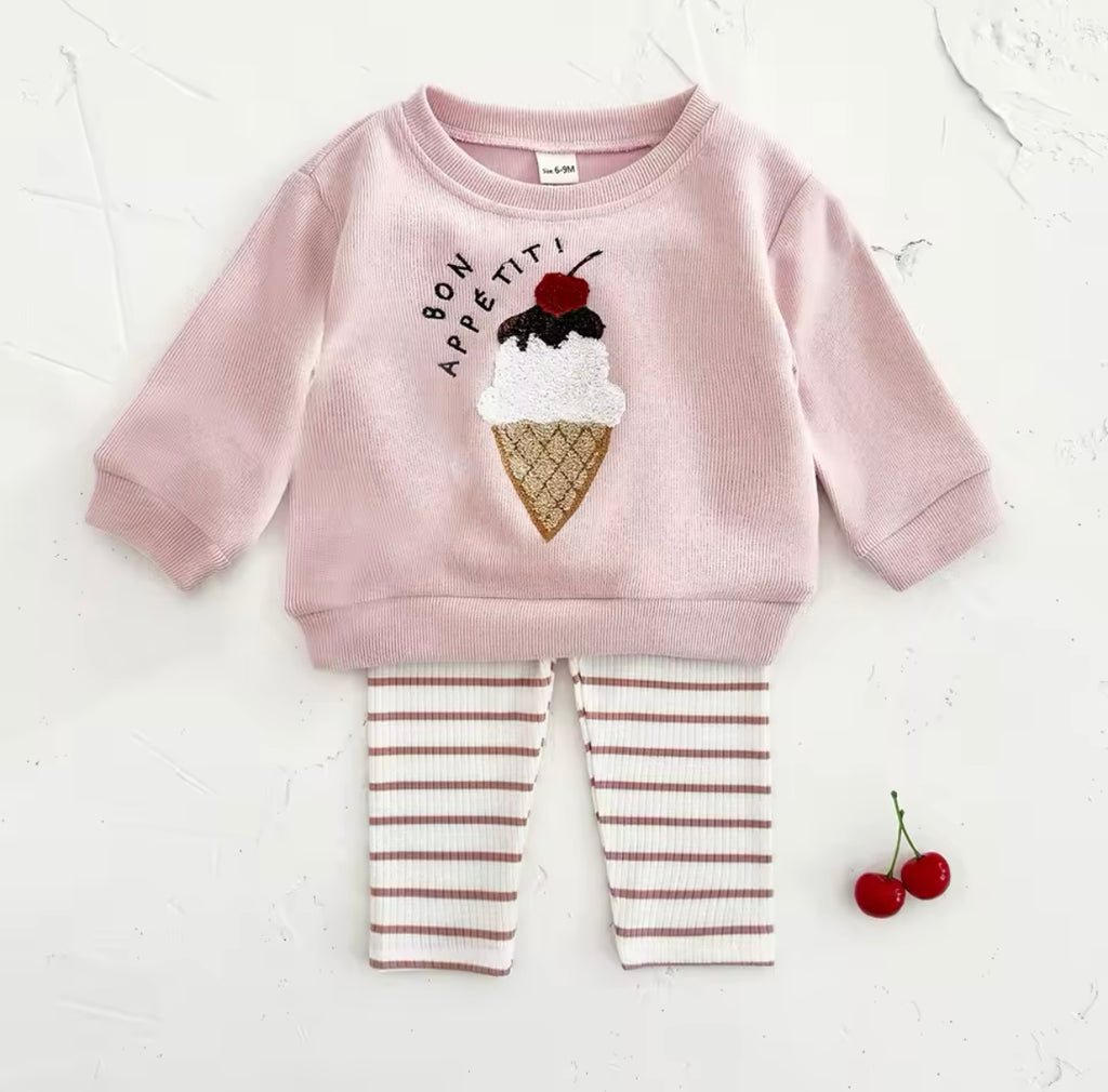 Süßes 2-teiliges Outfit für Frühling-Komfortable Baby Kleidung