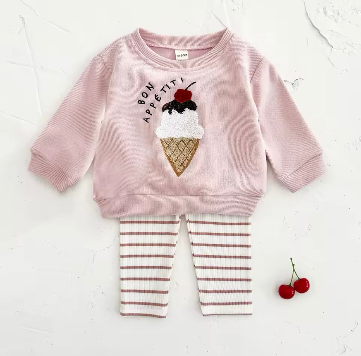 Süßes 2-teiliges Outfit für Frühling-Komfortable Baby Kleidung