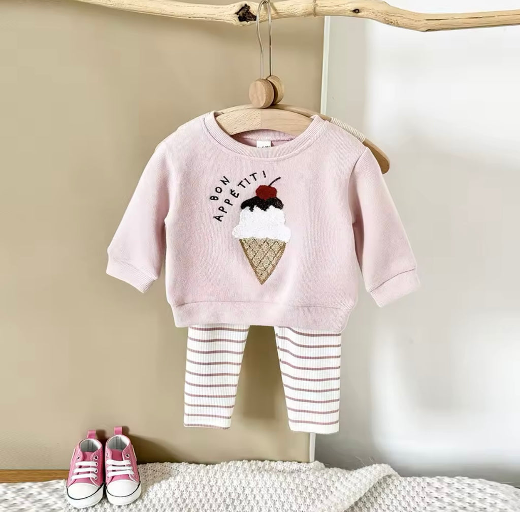 Süßes 2-teiliges Outfit für Frühling-Komfortable Baby Kleidung