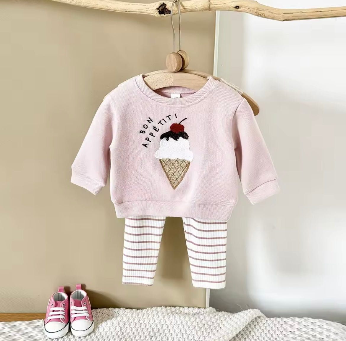 Süßes 2-teiliges Outfit für Frühling-Komfortable Baby Kleidung