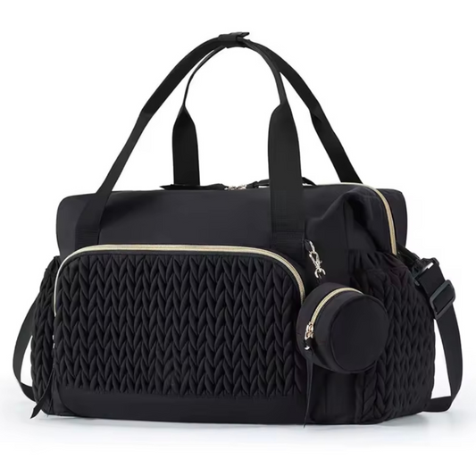 LunaBag Premium Wickeltasche – Stylische Leichte Mama Tasche mit Großem Stauraum für Unterwegs