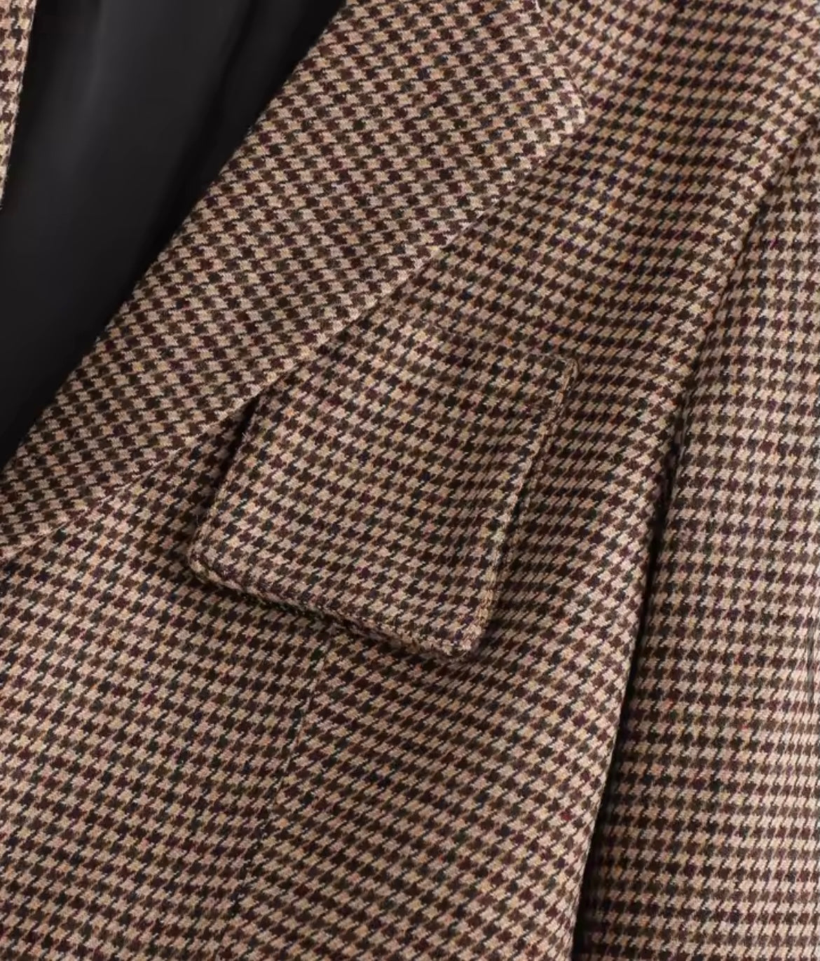 Sofia Damen Blazer – Braun Kariert, Eleganter Business & Casual Blazer