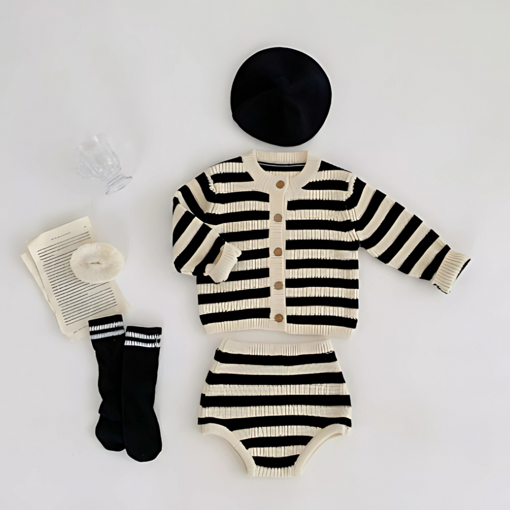 Aria Baby Set – Langarm Pullover mit Slip