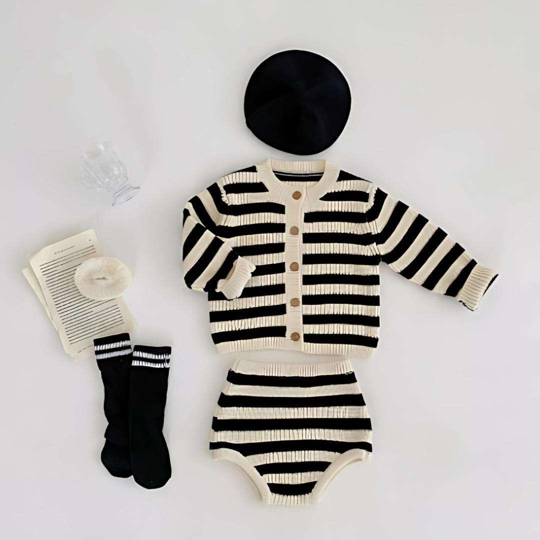 Aria Baby Set – Langarm Pullover mit Slip