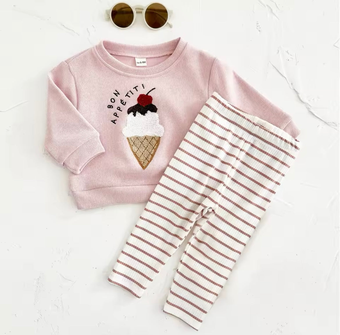 Süßes 2-teiliges Outfit für Frühling-Komfortable Baby Kleidung