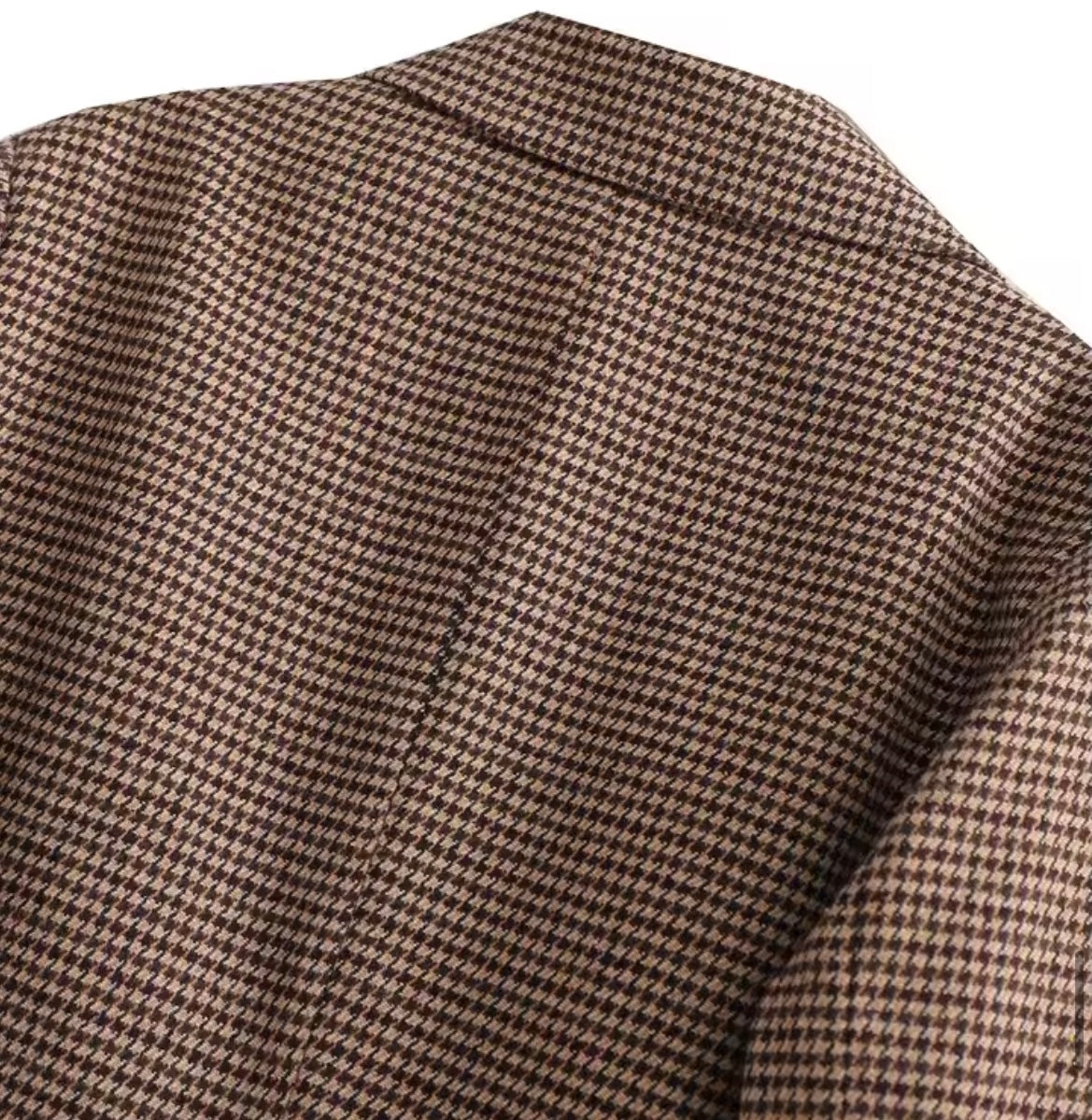 Sofia Damen Blazer – Braun Kariert, Eleganter Business & Casual Blazer