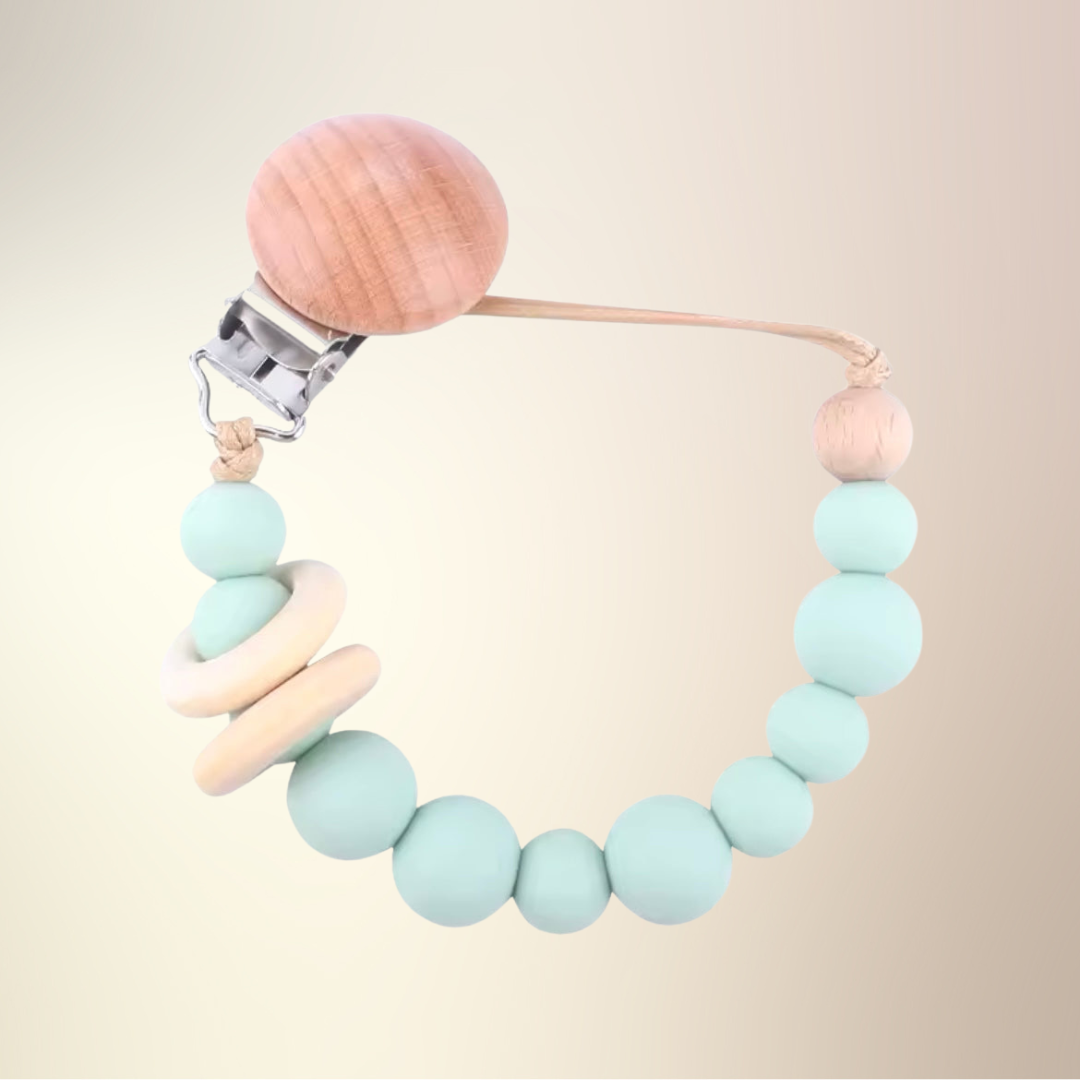 Baby Schnullerhalter aus Silikon