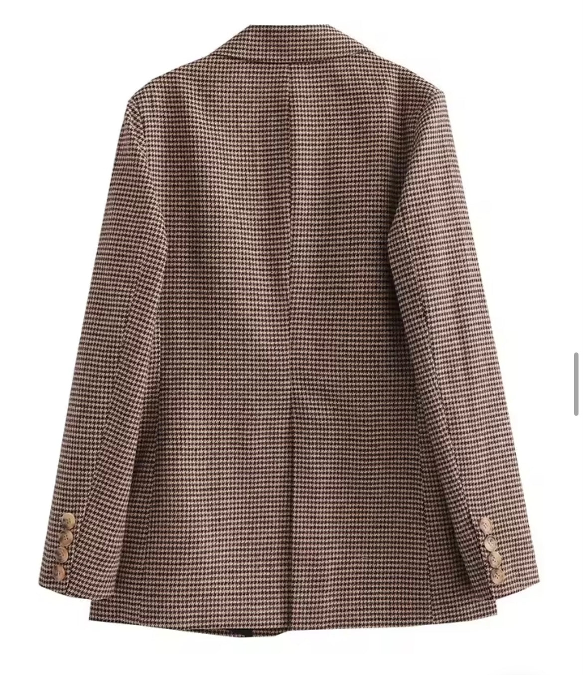 Sofia Damen Blazer – Braun Kariert, Eleganter Business & Casual Blazer